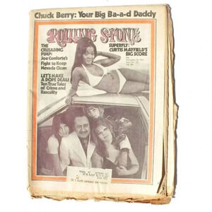 Vtg Nov 23, 1972 Rolling Stones No. 122 Magazine Newspaper - The Crusading Pimp